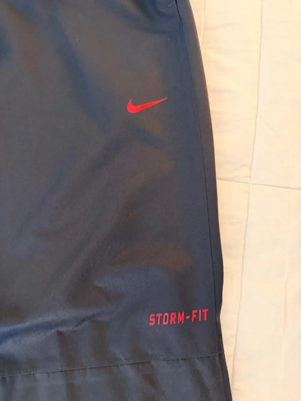 Nike Golf Storm-FIT Rain Pants Black Red Men’s XL